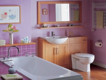 Покраска стен в ванной комнате